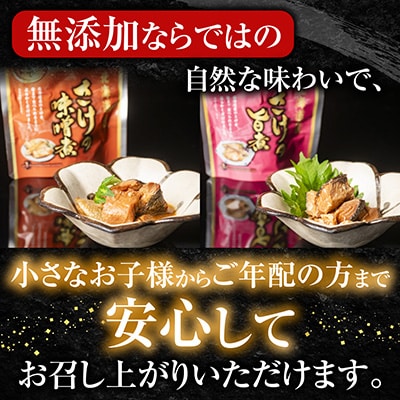 ＜12/14まで年内配送＞さけとぶりの無添加煮付けセット4種各4P(計16P) A-09157