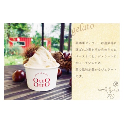 期間限定 美郷栗 ジェラート 120ml×6個セット OttO-OttO [31ae0008]