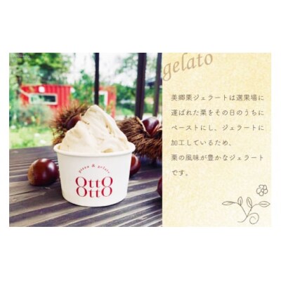 期間限定 美郷栗 & ミルク ジェラート 各120ml×3個 2種セット [31ae0006]