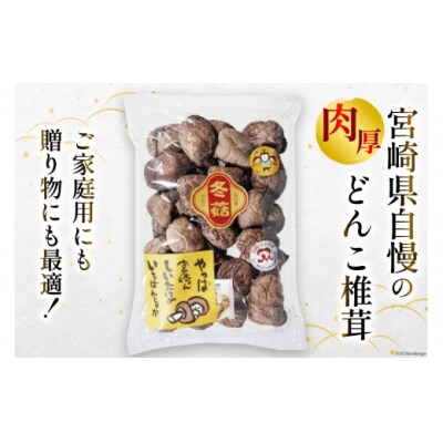 宮崎県産 乾椎茸 ギフト どんこ 「TD-20」 165g 肉厚 岡田商店 [31ac0059]