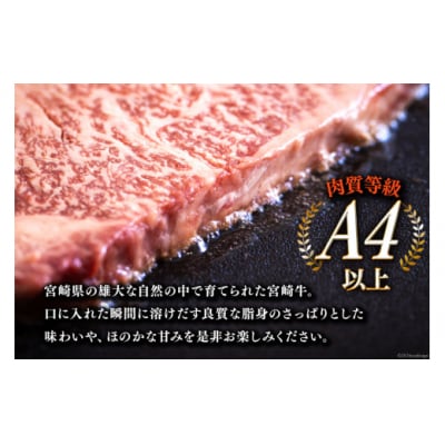 6回 定期便 宮崎牛 特上 ロース ステーキ 300g×2枚×6回 [31be0057]