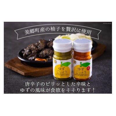 柚子胡椒 手作り 赤ゆずこしょう 青ゆずこしょう 各60g 2本 セット [31ab0106]