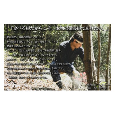 食用 日向備長炭 パウダー 100g グリーンノーム 宮崎県 美郷町 粉 炭 [31ar0008]