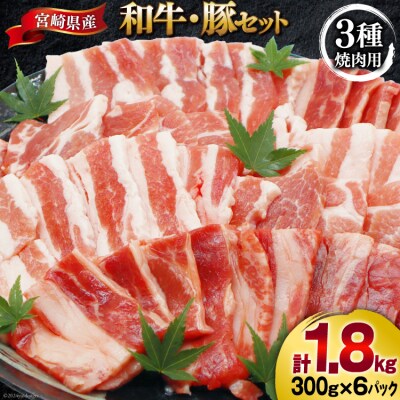 肉 セット バーベキュー 宮崎県産 牛 豚 1.8kg 甲斐精肉店 宮崎県 [31as0119]