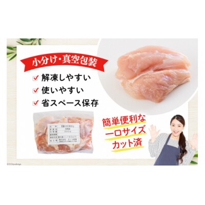 鶏肉 もも 宮崎県産 若鶏もも肉 切身 300g 10p 計3kg [31ai0023]