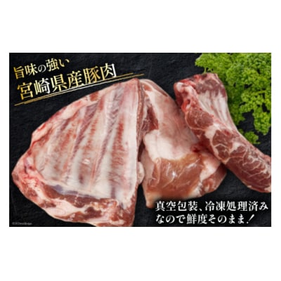 豚肉 訳あり スペアリブ 骨付き 不揃い 6～8袋 計3.5kg 甲斐精肉店 [31as0105]