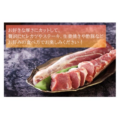 豚肉 ヒレ ブロック 5本 約1.75kg ミヤチク 宮崎県 美郷町 宮崎県産 [31au0103]