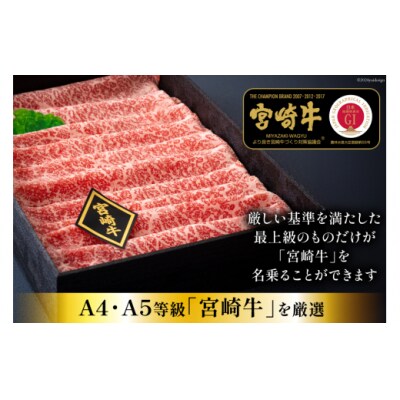 【宮崎牛】 宮崎牛 オオモモ スライス すき焼き 合計600g 300g×2箱 [31aw0009]