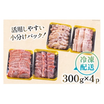 焼肉セット 詰め合わせ 宮崎県産 黒毛和牛 モモ カルビ 豚バラ 若鶏モモ [31ba0028]