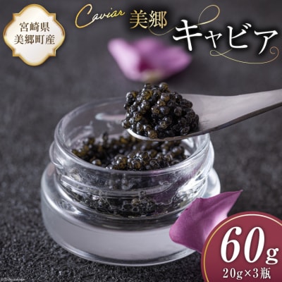 美郷 キャビア チョウザメ 60g 宮崎キャビア 宮崎県 美郷町 きんかん [31az0015]