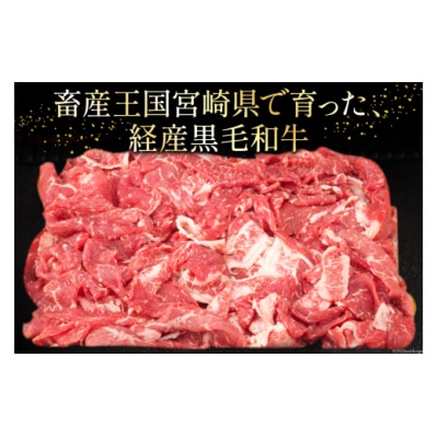 宮崎県産 黒毛和牛 切り落とし 500g×3 計1.5kg サンアグリフーズ [31ba0025]