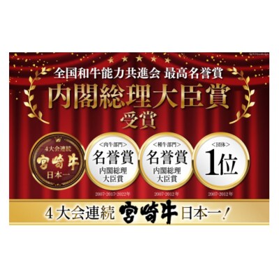 宮崎牛 ロース ステーキ 200g×2 計400g 日本ハムマーケティング [31bd0015]