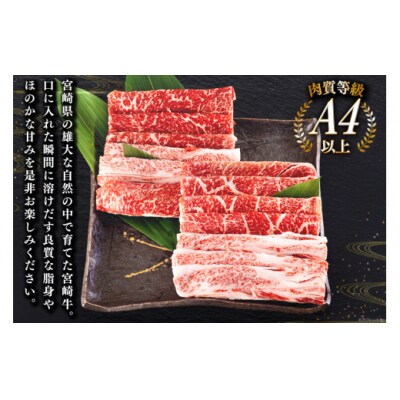 宮崎牛 もも バラ すき焼き 300g×2 計600g 日本ハムマーケティング [31bd0017]