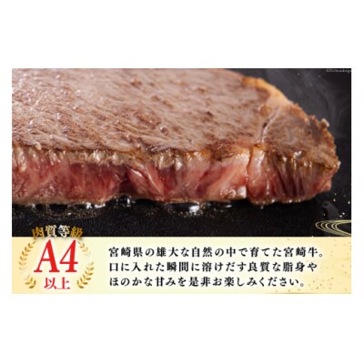 宮崎牛 厚切り ロース ステーキ 300g 日本ハムマーケティング 宮崎県 [31bd0021]