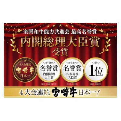 6回 定期便 宮崎牛 ロースステーキ 肩焼肉 ワンポンドステーキ もも バラ [31bd0024]