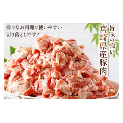 豚肉 小分け 切り落とし 300g×18袋 合計5.4kg 甲斐精肉店 宮崎県 [31as0125]