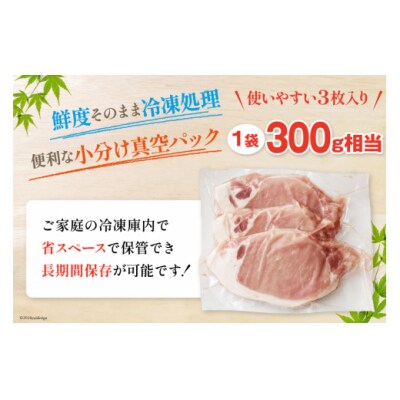 豚肉 ロース とんかつ用 300g ×6 計 1.8kg 甲斐精肉店 宮崎県 [31as0090]