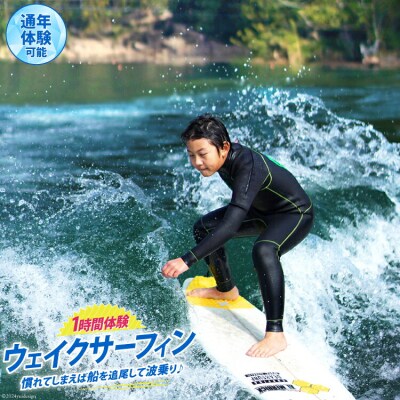 体験 ウェイクサーフィン 1時間 SHOP川口機工 宮崎県 美郷町 [31bj0017]