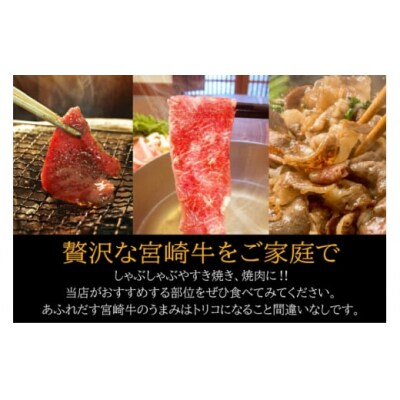 6回 定期便 宮崎牛 しゃぶ すき & 焼肉 6ヶ月 コース 合計 4.2kg [31ag0133]