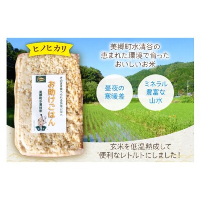 玄米 パック ヒノヒカリ お助けごはん 200g 4p セット [31bl0005]