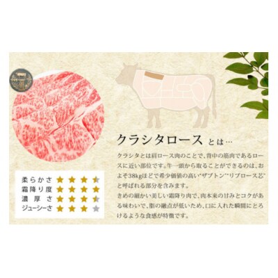 【宮崎牛】 クラシタ ロース スライス 500g マルミヤストア 宮崎県 [31ag0098]
