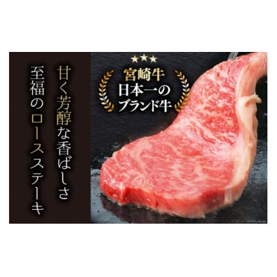 【宮崎牛】 ロース 食べ比べ ステーキ 400g セット マルミヤストア [31ag0097]