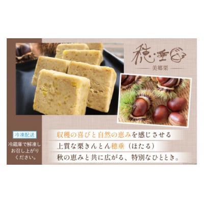 【2日で1 000個完売!!】 栗きんとん 穂垂 6個入り 栗菓子工房みず穂屋 [31am0008]