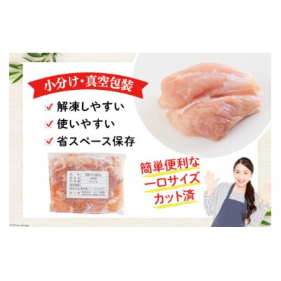 鶏肉 3回 定期便 もも肉 若鶏もも肉 切身 500g ×6p 総計 9kg [31ai0029]