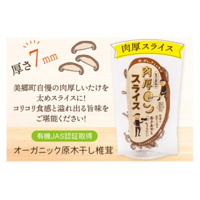 しいたけ 原木 肉厚 スライス 干し 椎茸 20g HUTTE 宮崎県 美郷町 [31ao0022]