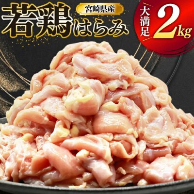 鶏肉 若鶏 はらみ 2kg 鶏はらみ ミヤケイフード 宮崎県 美郷町 鶏 肉 [31bp0021]