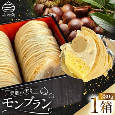モンブラン ケーキ 美郷の実り 1箱 380g 恵那川上屋 宮崎県 美郷町 [31bq0001]