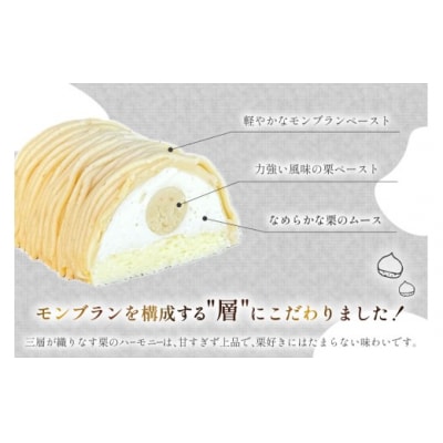 モンブラン ケーキ 美郷の実り 1箱 380g 恵那川上屋 宮崎県 美郷町 [31bq0001]