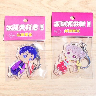 お祭り 大好き!アクリルキーホルダー×2個 (八木節男子、八木節女子セット)