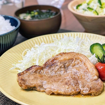 岩手県産 豚肉 の味噌漬け 肩ロース 100g×6枚・ 細切れ 200g×3袋セット