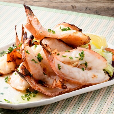 三陸山田 エビ 塩麹 漬け(5尾 1パック入り)×4個セット 干物