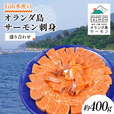三陸山田産 オランダ島 サーモン 刺身 盛り合わせ 約400g