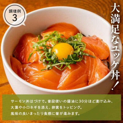 三陸山田産 オランダ島 サーモン 刺身 盛り合わせ 約400g 鮭 さけ サケ