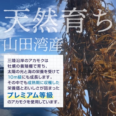 三陸山田産 天然 山田プレミアム アカモク 冷凍 30g×3個 10セット あかもく きばさ