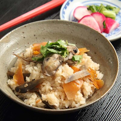 三陸山田 炊き込み ごはん の素( 帆立 ・ 牡蠣 各1袋)セット 