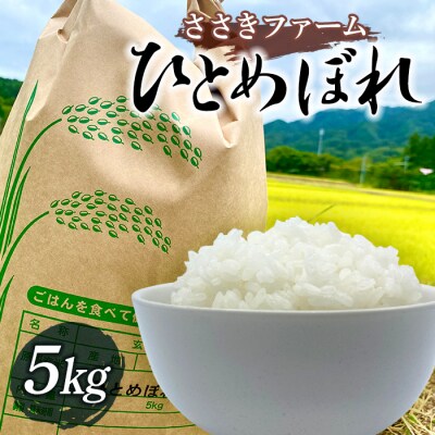 令和7年産 三陸山田産 米 ひとめぼれ  5kg