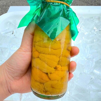 【発祥の地】牛乳瓶入り生うに 150g 3本 令和9年5月中旬以降発送