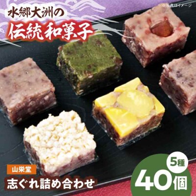 大洲の旬を感じる!山栄堂の志ぐれ詰め合わせAセット(2箱) [AGBM021]