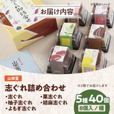 大洲の旬を感じる!山栄堂の志ぐれ詰め合わせAセット(2箱) [AGBM021]