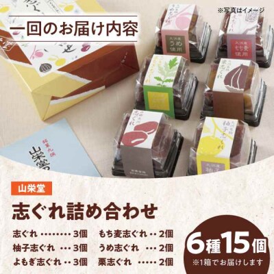 【全3回定期便】大洲の旬を感じる!山栄堂の志ぐれ詰め合わせBセット(1箱) [AGBM056]