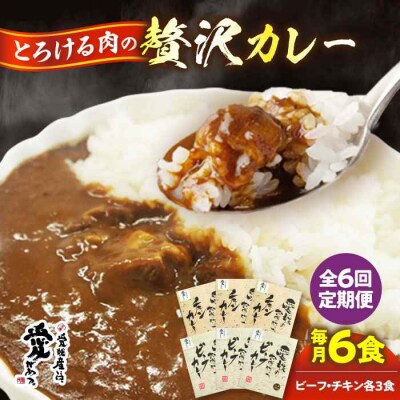 【全6回定期便】ご当地カレー!ビーフカレー&チキンカレーセット [AGBM072]
