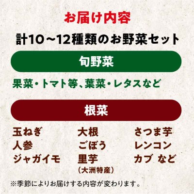あったら嬉しい根菜セット♪+おまかせ旬野菜 [AGBX012]