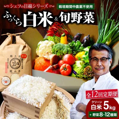 【全12回定期便】『シェフの食卓』～野菜・果物・お米・卵の詰め合わせ～ [AGBX033]