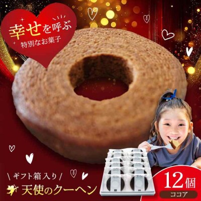天使のクーヘン ココア味 12個入 ギフト箱入り [AGCB003]