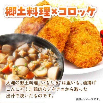 【冷凍】使いたい分だけ使える!郷土料理が進化した「大洲コロッケ」(20個) [AGCP401]