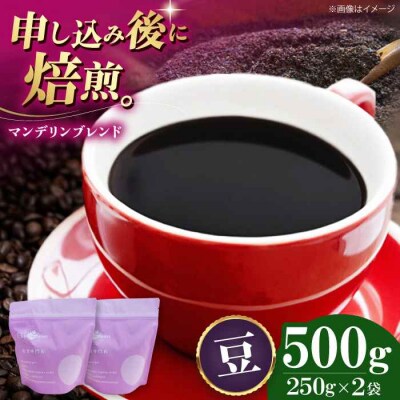 コーヒー豆 マンデリンブレンド 500g (250g×2袋)[AGCU011-1]